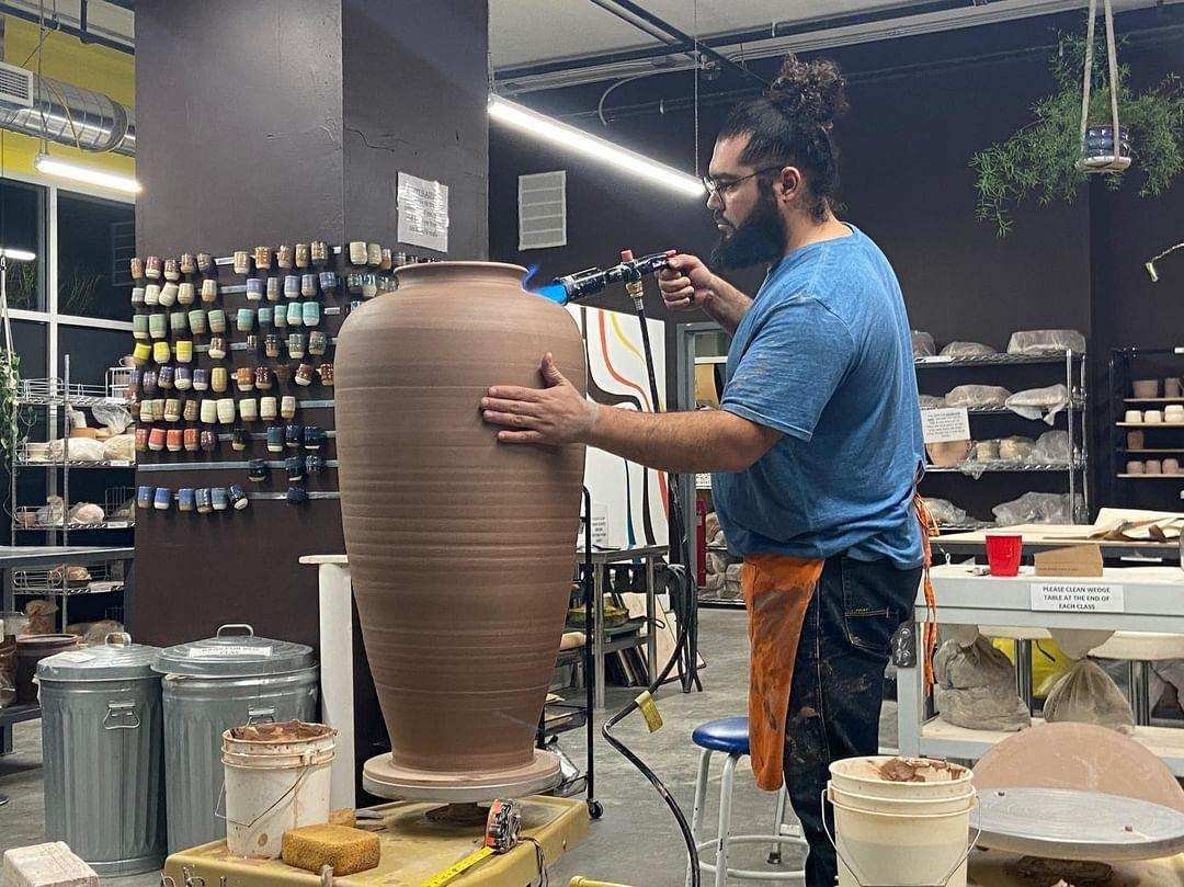 Shane Working In The Studio